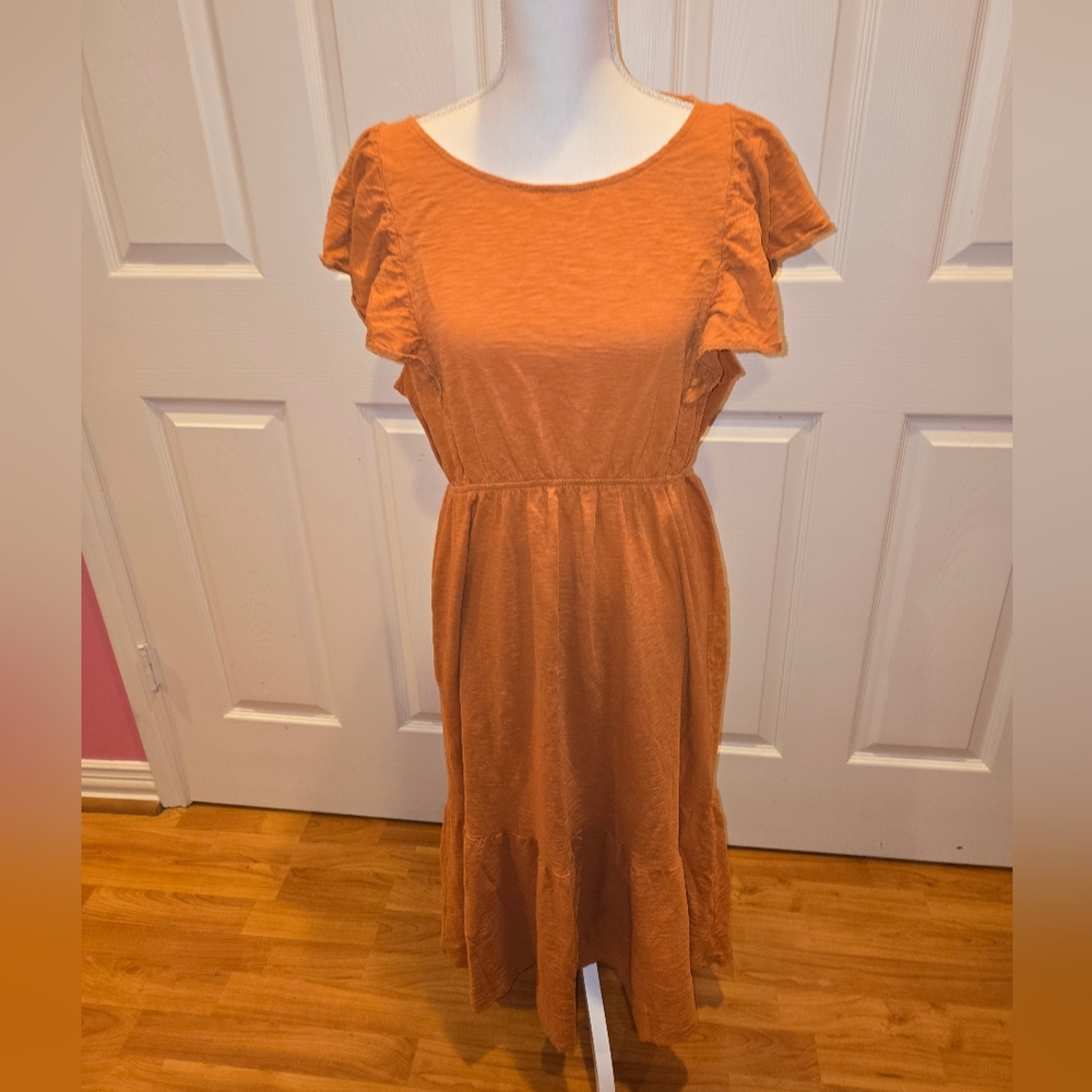 J. Crew Orange Dress